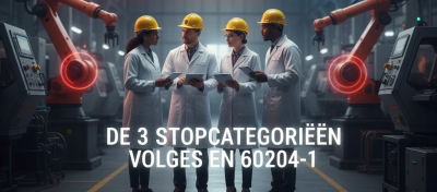De 3 stopcategorieën volgens EN 60204-1