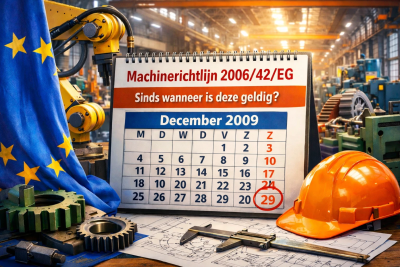 Inwerkingtreding van de Machinerichtlijn 2006/42/EG – Sinds wanneer is deze geldig?