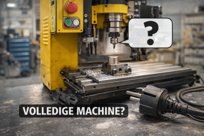 Wordt een machine als volledige machine gezien, ook als er geen stekker aan zit?