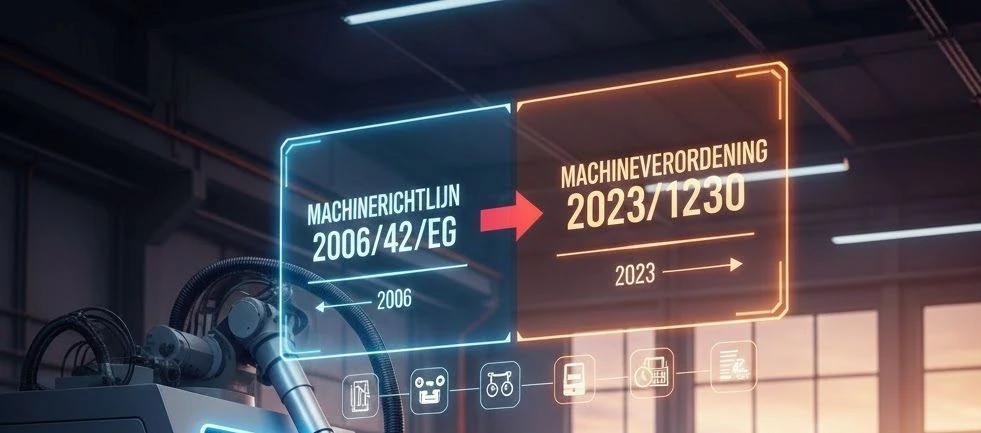 Van Machinerichtlijn 2006/42/EG naar Machineverordening 2023/1230