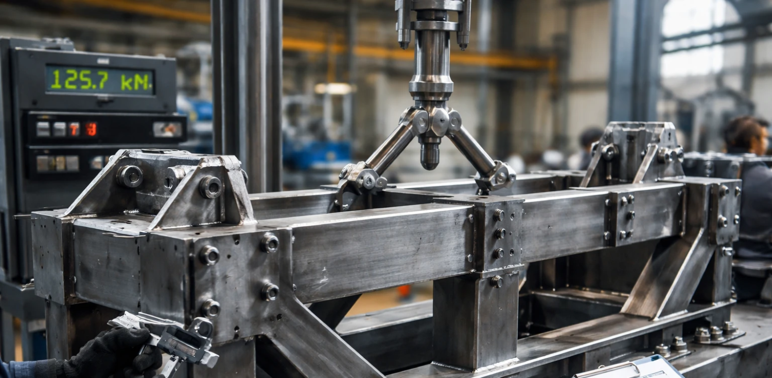 Mechanische sterkte van een machineframe