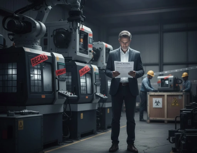 Wat is het risico van het in de handel brengen van machines zonder CE?