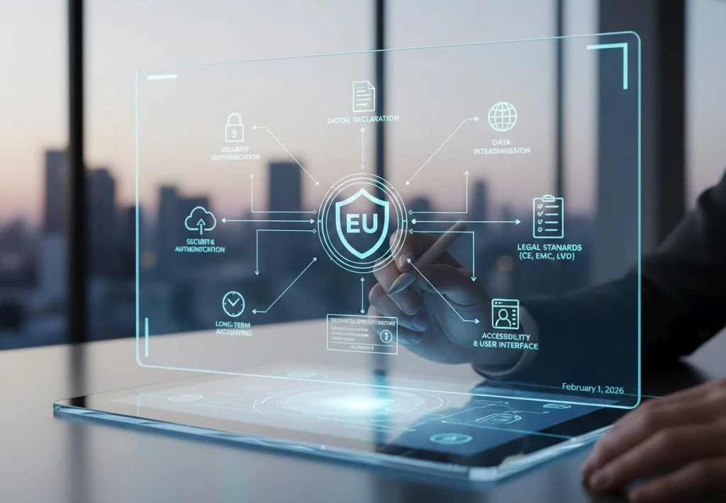 Welke eisen worden gesteld aan de digitale EU-inbouwverklaring?